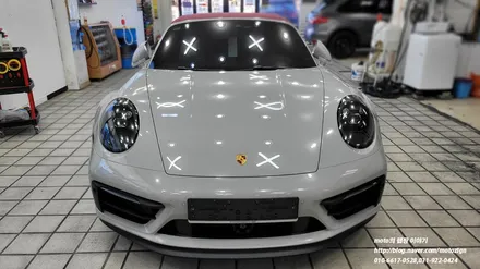 911 카레라4GTS 전체PPF/윈드쉴드/소프트탑코팅/PPF유리막코팅 작업 일산모토자인 / 고양, 일산, 김포, 파주