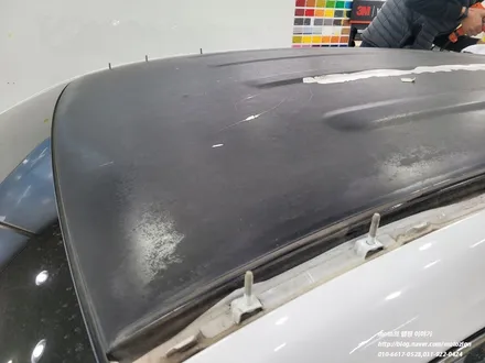 일산루프스킨 투싼 5년된루프스킨 제거후 3m2080 블랙유광 재시공 / 고양, 일산, 김포, 파주