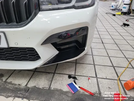 BMW G30 블랙PPF 루프스킨 앞범퍼 포인트랩핑 / 고양, 일산, 김포, 파주