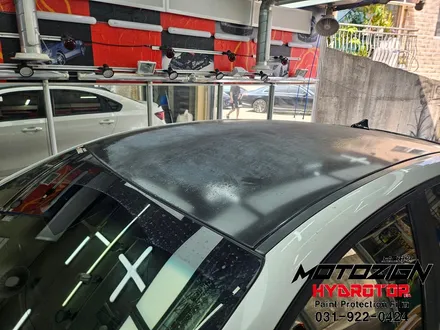 일산 덕이동 오래된 루프스킨 제거후 3m 2080 블랙유광으로 재시공 / 고양 일산서구