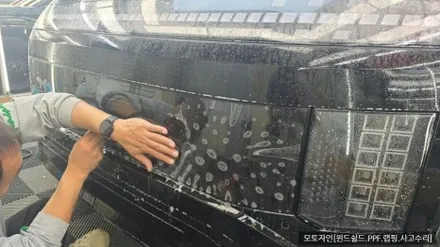 일산PPF 아이오닉9 블랙에 전체PPF하면 관리가 편리합니다. / 고양 일산서구