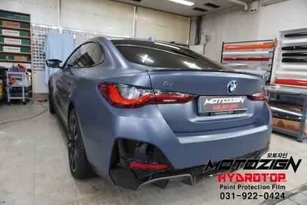 일산랩핑 BMW i4 3M 썬클라우 색상변경 / 고양, 일산, 김포, 파주