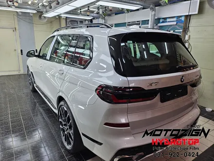 일산 BMW X7 크롬딜리트와 라이트필름으로 블랙베젤느낌을 ...랩핑 전문점 모토자인 / 고양 일산서구