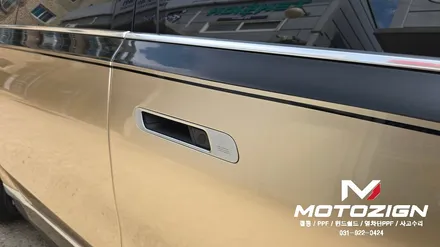 일산 BMW i7 PPF 시공｜본넷·전휀더 보호PPF와 하단 듀오톤 랩핑으로 완성한 고급스러운 변화 모토자인 / 고양 일산서구