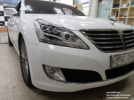 에쿠스 에이버리 화이트 전체랩핑 / 고양 일산서구