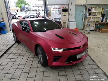 일산 카마로SS  [MACtac] FlexChrome Cherry Red | 무광 크롬 체리 레드 전체랩핑 / 고양 일산서구