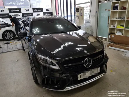 벤츠 gla45amg [3M] G212 - Gloss Black Metallic, 1080 유광 블랙 메탈릭 전체랩핑-모토자인 / 고양 일산서구