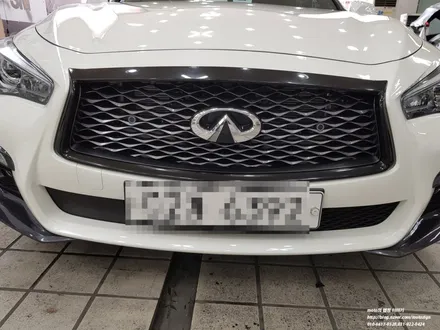 일산 인피니티 Q50S 루프스킨/그릴 블랙유광 랩핑 / 고양 일산서구