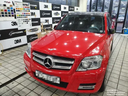 벤츠 2011년 GLK220 카민레드 전체랩핑-일산파주운정고양PPF랩핑전문샾모토자인 / 고양 일산서구