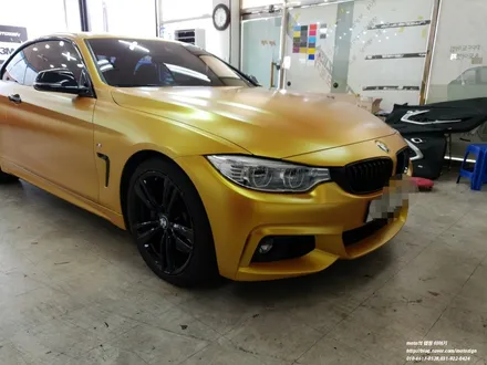 BMW 428I 에이너제틱 옐로우 전체랩핑 -일산/파주/운정/고양/김포 PPF랩핑 전문샾 모토자인 / 고양 일산서구