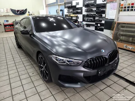 일산 BMW 840i 세틴 블랙 락그레이 메탈릭 전체랩핑 / 고양 일산서구