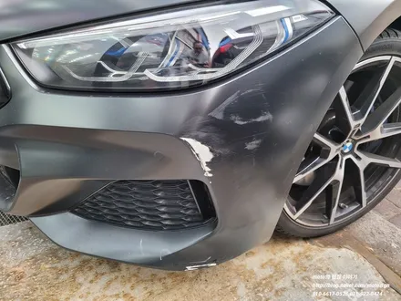 BMW 840i 앞범퍼 사고로 인하여 수리후 사고랩핑 / 고양, 일산, 김포, 파주