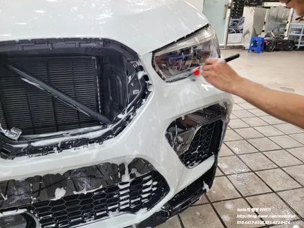 일산ppf bmw x6m 앞범퍼 본넷ppf 시공으로 스톤칩과 주차테러 도장면 보호하기 / 고양, 일산, 김포, 파주