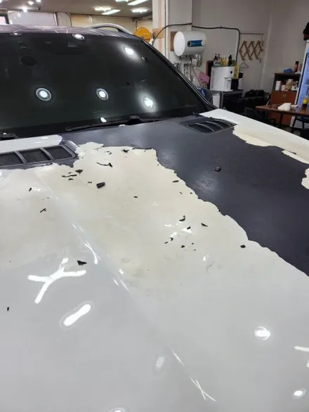 벤츠 GLE350D 5년된 필름 제거후 새옷으로 갈아입히 / 고양 일산서구