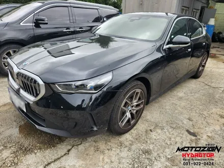BMW 530i 앞범퍼 스크레치 사고후 도색 및 세차까지 마무리 / 고양 일산서구
