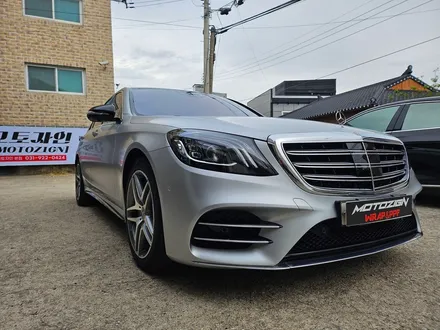 일산 덕이동 모토자인 본점 벤츠 S350 알루미늄 화이트로 랩핑했습니다 / 고양 일산서구
