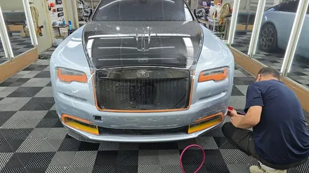 일산 롤스로이스 레이스 앞범퍼 사고수리후 앞범퍼PPF 재시공.. / 고양 일산서구