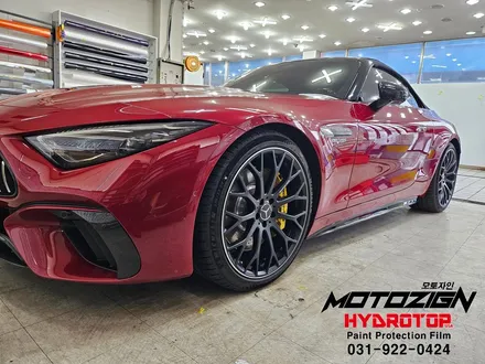 일산 김포 파주 벤츠SL63 AMG 믿을수있는 하이드로탑PPF 전체 시공과 썬팅까지 한번에 시공이 가능한 모토자인 / 고양, 일산, 김포, 파주