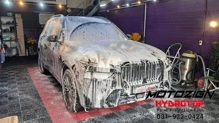 일산 BMW X7 고광택 크롬딜리트 작업후 실내외 세차로 깨끗하게 출고 / 고양 일산서구