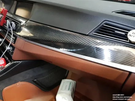 일산 BMW 520D[F10] 실내 카본랩핑 / 고양 일산서구