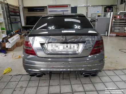 벤츠 c63 블랙크롬 전체랩핑 -모토자인 / 고양 일산서구