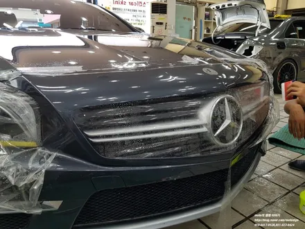 벤츠 SL63 AMG 앞범퍼 PPF 필름으로 스톤칩 보호를 하기-모토자인 / 고양 일산서구