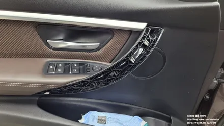 BMW320i 실내 카본블랙 랩핑 -일산/파주/운정/고양 PPF 랩핑 전문점 모토자인 / 고양 일산서구