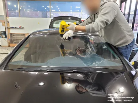 일산썬팅 벤츠GT63AMG 블락포디 비바 전면 30% 측후면 10% 시공으로 반사필름 시공완료 / 고양, 일산, 김포, 파주