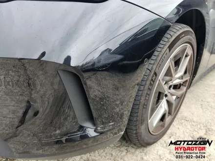 BMW 530i 앞범퍼 스크레치 사고후 도색 및 세차까지 마무리 / 고양 일산서구