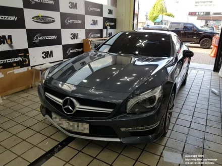 벤츠 SL63 AMG 앞범퍼 PPF 필름으로 스톤칩 보호를 하기-모토자인 / 고양 일산서구