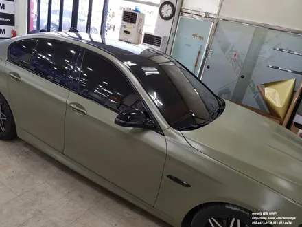일산 BMW 535D 에이버리 세틴 카키 그린 전체랩핑 / 고양 일산서구