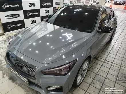 인피니티Q50S 락그레이 전체랩핑 라이트필름 시공작업 - 일산파주운정고양PPF랩핑전문샾모토자인 / 고양 일산서구