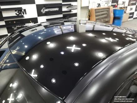 벤츠 AMG GT 화이트에서 사틴 블랙으로 색상변경 / 고양 일산서구