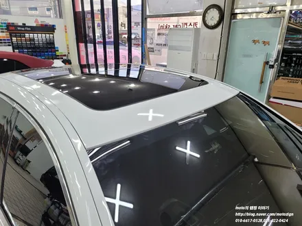 일산랩핑 BMW 740LD 화이트 유광 랩핑으로 색상 변경후 유리막코팅 작업까지 / 고양, 일산, 김포, 파주