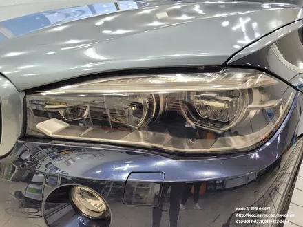 BMW X5 본네트 랩핑+그릴+사이드미러+라이트필름 시공 / 고양, 일산, 김포, 파주