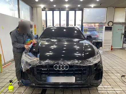 Q7 본네트 PPF 석회물 오염으로 재시공 / 고양, 일산, 김포, 파주