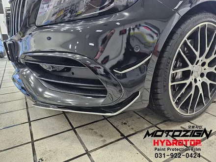 벤츠 A45 AMG 라이트필름 윈도우몰딩 사이드스텝 블랙유광랩핑 / 고양, 일산, 김포, 파주