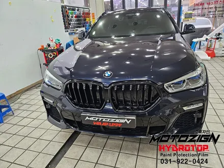 BMW X6 고광택 필름으로 크롬딜리트 일산랩핑 전문점 모토자인 / 고양, 일산, 김포, 파주