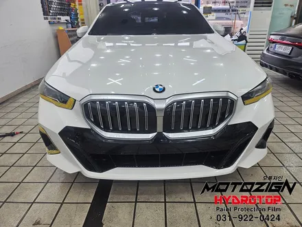일산 BMW 520i 하이드로탑PPF 프론트범퍼 시공 PPF 랩핑 전문점 모토자인 / 고양 일산서구