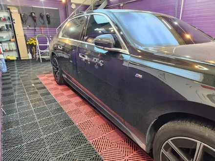 일산 덕이동 랩핑 전문점 모토자인 BMW 740D 크롬 삭제[크롬딜리트]작업 / 고양 일산서구