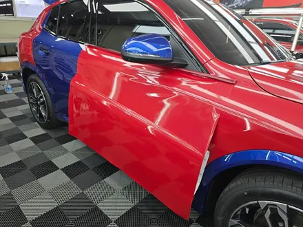 BMW X2 레드 메탈릭 전체랩핑 / 고양 일산서구