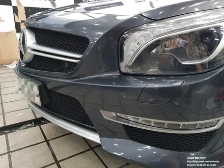벤츠 SL63 AMG 앞범퍼 PPF 필름으로 스톤칩 보호를 하기-모토자인 / 고양 일산서구
