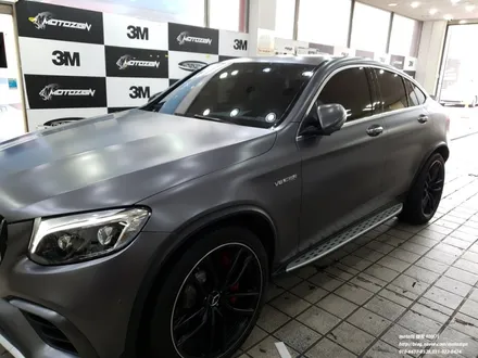 벤츠 GLC63AMG 사틴그레이 전체랩핑 - 일산/파주/운정/고양/김포 PPF랩핑 전문샾 모토자인 / 고양 일산서구