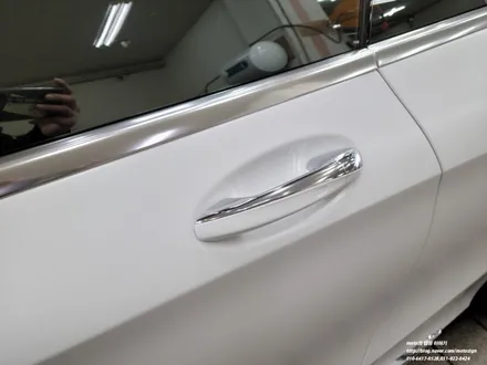 벤츠 s63 카브리올레 사틴화이트 전체랩핑 / 고양 일산서구