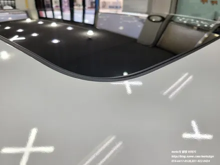 일산랩핑 BMW 740LD 화이트 유광 랩핑으로 색상 변경후 유리막코팅 작업까지 / 고양, 일산, 김포, 파주
