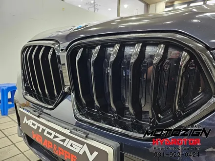 BMW X6 고광택 필름으로 크롬딜리트 일산랩핑 전문점 모토자인 / 고양, 일산, 김포, 파주