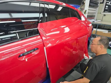 BMW X2 레드 메탈릭 전체랩핑 / 고양 일산서구