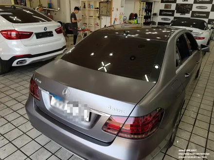 벤츠 E350 전체랩핑으로 색상 변경하기... / 고양 일산서구