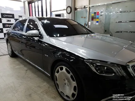 벤츠 마이바흐 s650 투톤랩핑 랩핑 작업 - 일산/파주/운정/고양 PPF랩핑 전문샾 모토자인 / 고양 일산서구