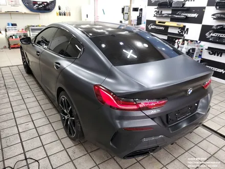 일산 BMW 840i 세틴 블랙 락그레이 메탈릭 전체랩핑 / 고양 일산서구